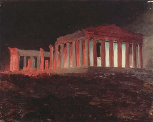 Frederic E.Church Parthenon,Athens,from the Northwest oil painting picture
